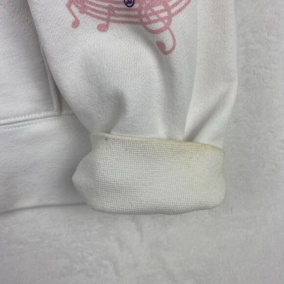 Disney 2016 Mickey Mouse Fantasia Sweater Womens XL White Hooded Sweatshirt - Picture 12 of 16